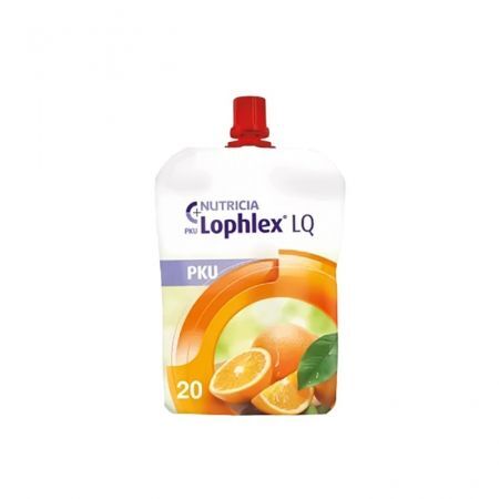 PKU Lophlex LQ płyn o smaku pomarańczowym w woreczkach, 30 x 125 ml